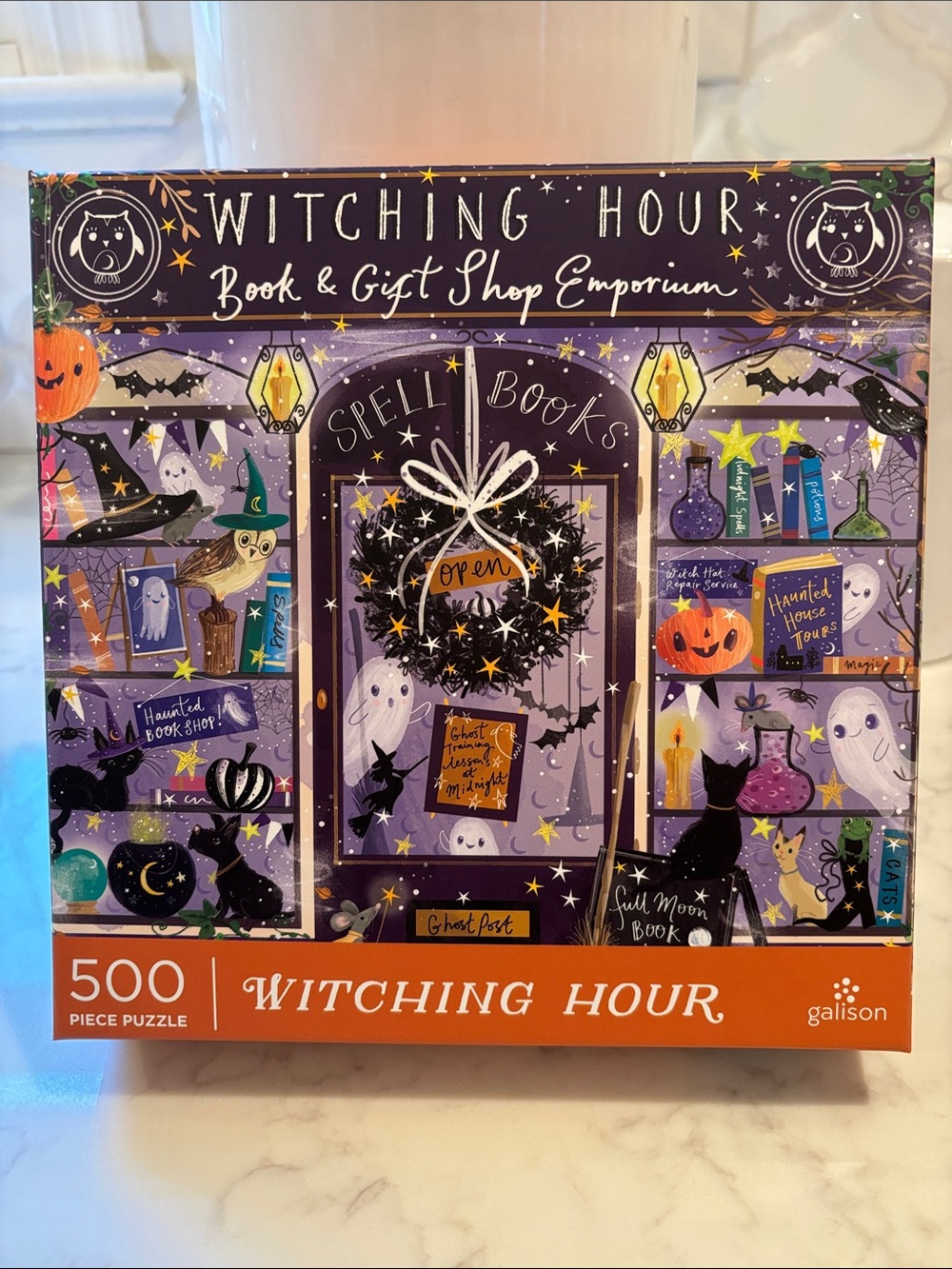 Galison 500 Piece Puzzle Witching Hour Halloween Theme